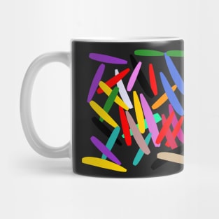 Pattern with bright and dark colors Mug